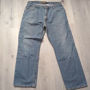 Vintage Levis SilverTab Jeans Mens 38 Blue Relaxed Slight Distressed Silver Tab